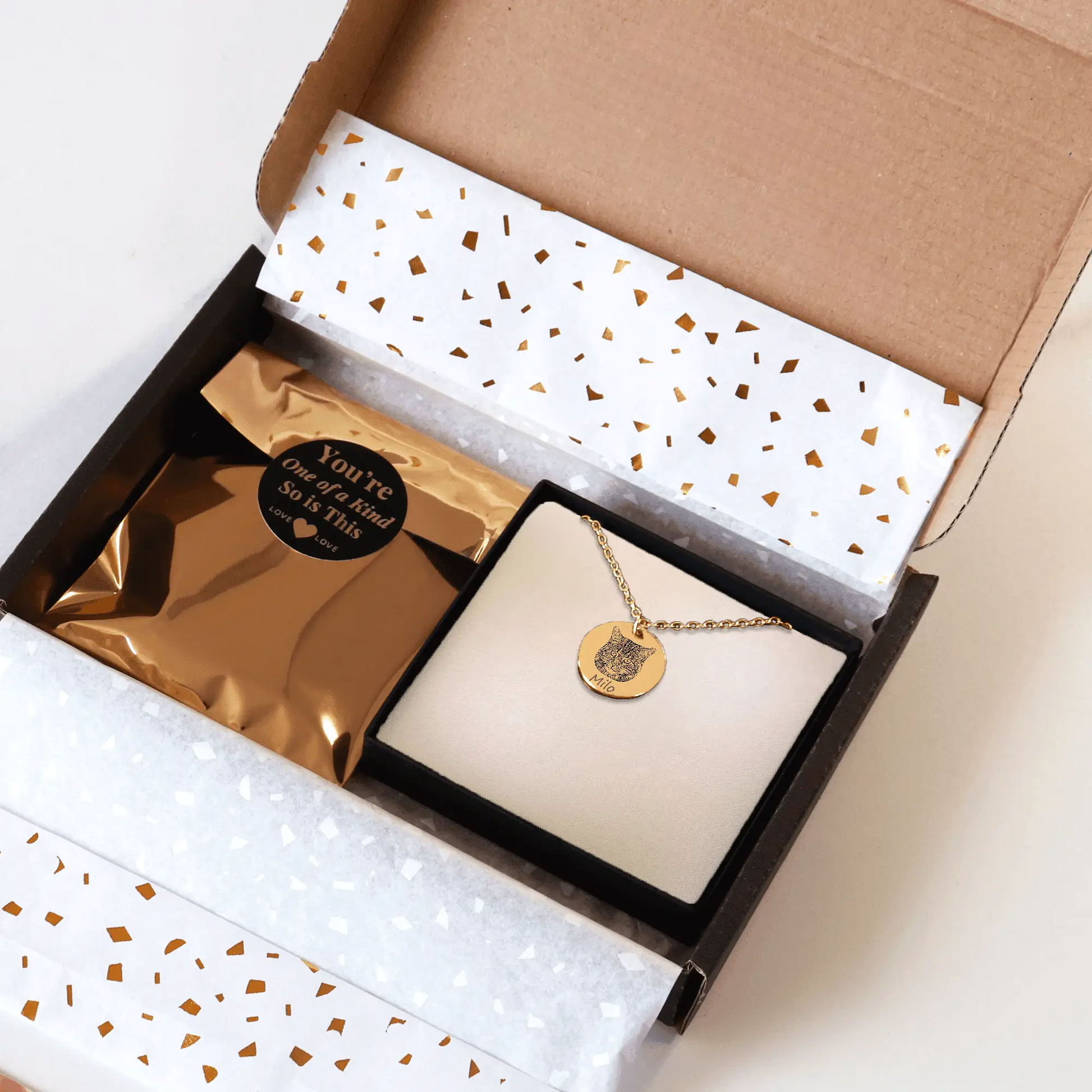 Hundeportrait_Halskette_Geschenkbox